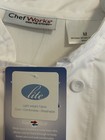 Chef Works Montreal Cool Vent Chef Coat Adult Size M White Nwt