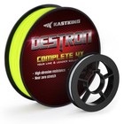 Kastking Destron Complete 4 Braid  15lb-150yds  leader 12lb  X4-chartreuse
