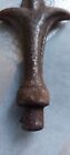 Vintage Wrought Cast Iron Garden Gate Fence Finial  Architectural Salvage Gothic
