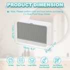 2 Pack Dust-proof Soap Holder For Shower Wall gray  6 3 X 4 33 Inches 