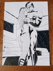 Black Canary Green Arrow Justice League Original Comic Book Cover Art Pinup Sexy