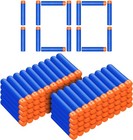 100pcs Refill Darts Bullets For Nerf N-strike Elite Blaster Toy Gun Foam Ammo