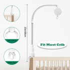 23 Inch Baby Crib Mobile Bed Bell Holder Arm Bracket  With Music Box  The Cla   