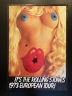 Rolling Stones Original Poster - 1973 European Vintage Concert Promo By Pasche