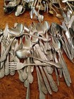 Vintage Antique Lot Of 300 Mixed Lot Of Stainless Silverware  