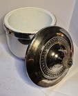 Vintage Silver Ice Bucket  Silver Plated Barware  Insulated Ice Bucket  Mid   