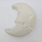 Vtg Crescent Moon Face Underwriters Laboratories Wall Night Light Plastic Lamp