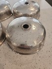 4 Antique Railroad Dining Car Silver Food Warmer Dome International Silver Co