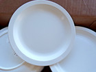 Cambro 65cwnr148 6-1 2 In Camwear   White Narrow Rim Plate  hs