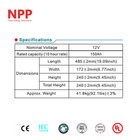 Npd12-150ah 12v 150ah Agm Deep Cycle Rechargeable Sealed Lead Acid Battery