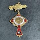 Masonic Knights Templar Medal Cyrene Commandery Birmingham  Al No  10 Pin