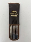 Vintage 1957 Taubes Painting Knives Set 64-1 64-2 64-3 Box Case   Brochure