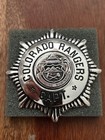 Franklin Mint Colorado Rangers Captain Badge Sterling Silver Mint In Box