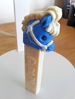 Pez Very Rare Pony Go Round Horse Rare Colors Blue Head All White 3 9 Yugoslavia