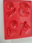 Jello Molds Jigglers Lot Of 7 Two Halloween Molds  Four Football   One Sports   