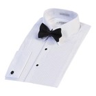 Gioberti Men s Kent Lay Down Collar Tuxedo Dress Shirt With Bow Tie 