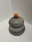 Vintage Ornate Powder Puff Music Box 1940s