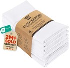 Utopia Kitchen Cloth Napkins Cotton Blend Washable And Reusable Table Dinner   