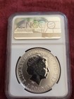 2002 Silver 2 Pound Brittania  Ngc Graded Ms68 Low Serial Number 003 Low Mintage