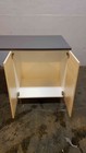 7  Lab Bench Table W  2 Storage Cabinets Wood W  Counter Top 1932aa 