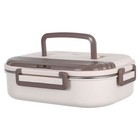  Metal Bento Lunch Box Stainless Steel Food Containers Lunchbox Snack