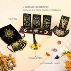 Tarot Cards With Guide Book  78 Black Classic Tarot Deck Set For Beginners And T