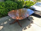 Vintage Regency Style Dining Table With Double Pedestal Legs   1200