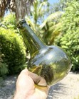 18th Century Onion Bottle From Shipwreck Pirate Rum Glass