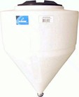 30gallon Cone Bottom Inductor Tank Full Drain Mdpe Chemical Resistant - No Stand