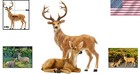 Charming Resin Deer Statues - Ideal Gift For Garden Lovers And Decorators
