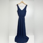 Show Me Your Mumu Dress Small Navy Blue Kendall Maxi Bridesmaid Formal