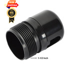 Hydro Master 1-1 2 Inch Npt Abs In-line Vent  1 5 Inches  Black