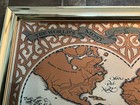 Hennessy Cognac World Map Advertising Mirror Sign Game Room Man Cave Bar Pub New
