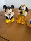 Vintage Disney Pvc 5    Figurine Lot  5  Mickey Minnie Donald Goofy Pluto