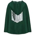 Attack On Titan Survey Corps Hooded Cloak Cape Robe For Costume Cosplay Party Us