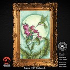 Flirting By Amy Brown 18x24 Inch Green Hummingbird Fairy Art Poster Print