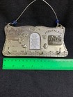 Jerusalem Wall Hanging Keyhold Blessing Home Jewish Prayer Israeli Silver Plat