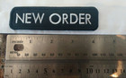 New Order Patch Embroidered Iron sew On Joy Division The Cure Depeche Mode 80s