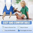 10 In 1 Pet Grooming Hammock Harness With Nail Clippers trimmer  Nail File  Dog