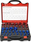 50pcs Nut   Bolt Thread Checker Gauge 27 Standard 23 Metric Size Finder Tool Set