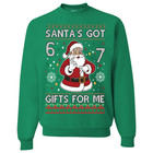 Ugly Christmas Sweater   6 7 Gifts For Me   Funny Xmas Sweatshirt