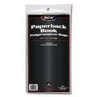 1 Pack Of 100 Bcw 5  X 7        2  Flap Paperback Book Bags