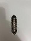 Vintage-antique 925 Sterling Silver Miniature Mezuzah Casejudaica No Scroll 4in