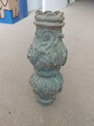 Antique French Reclaimed Decorative Brass Pillar Surround  d 