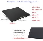 Ceality Glass Bed For Cr-10s Pro  Cr-x  Cr-10 V2  Ender-3 Max  310x320x4mm  O   