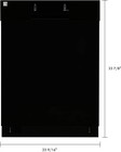24  Built-in Stainless Dishwasher W smart Wash Ultra Wash Smart Dry Adj Rack