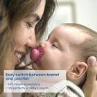 Baby Pacifiers  Binky For 0-3 Months  Bpa-free Silicone Nipple 2 Count Binkies