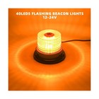 Amber Beacon Strobe Lights  Magnetic Base Warning Safety Flashing Emergency M   