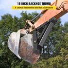 Vevor 18 Inch Backhoe Excavator Thumb Attachments Weld