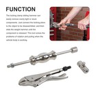 Slide Hammer Puller Locking Pliers Tool Set For Removing Rusty Bolts Nails Pins